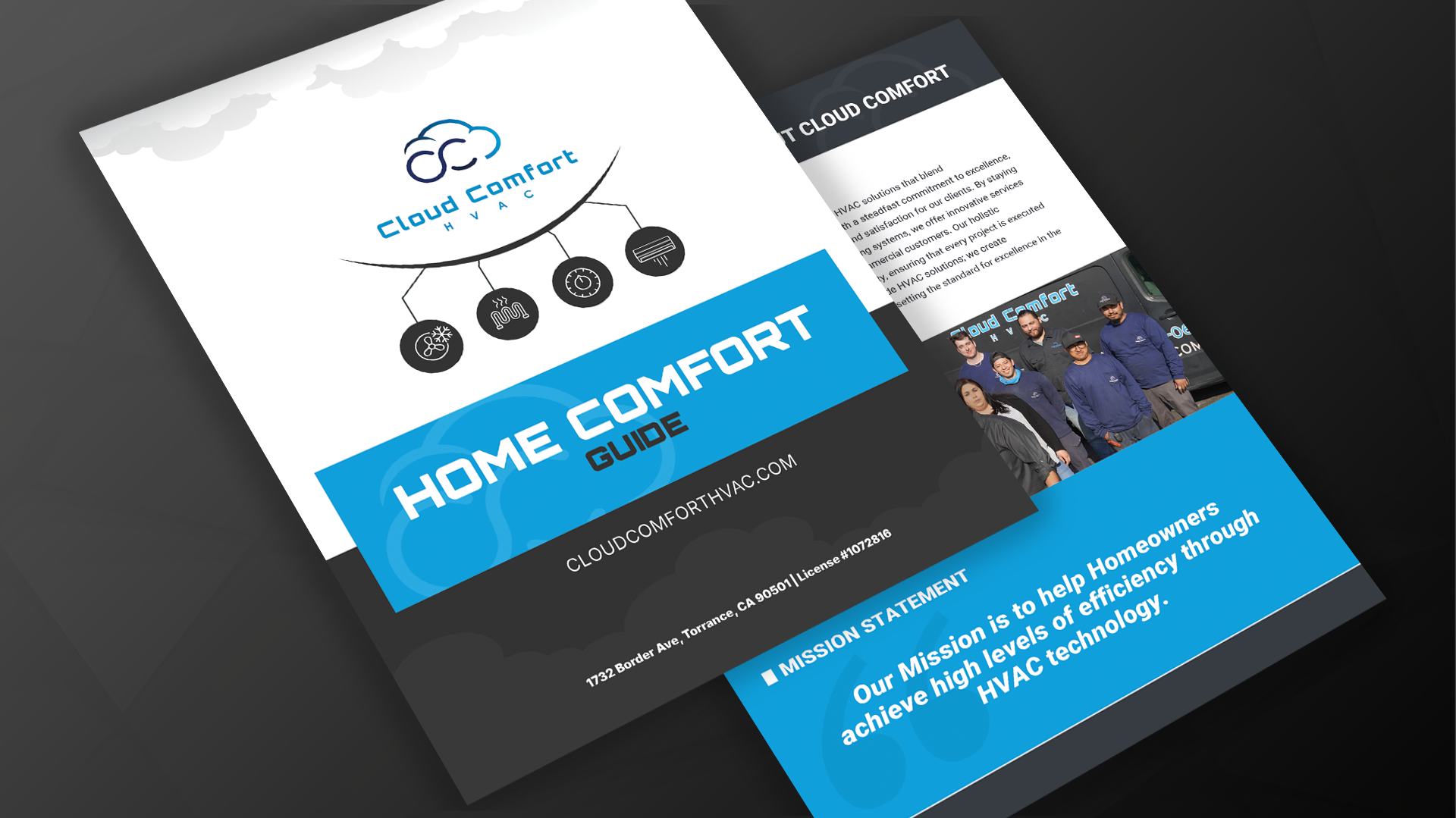 HVAC Sales Book Design For Home Comfort Advisors