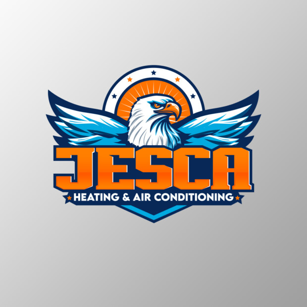 Combination Mark Logo Design | Jesca HVAC