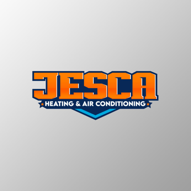 Typeface Logo Design | Jesca HVAC