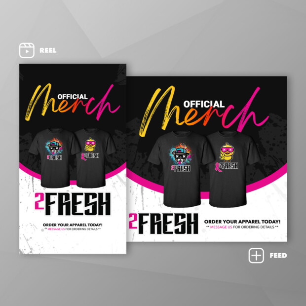 Social Media Post Merch Design | NGBA