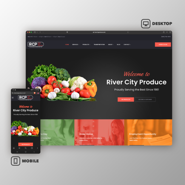 Web Design | River City Produce
