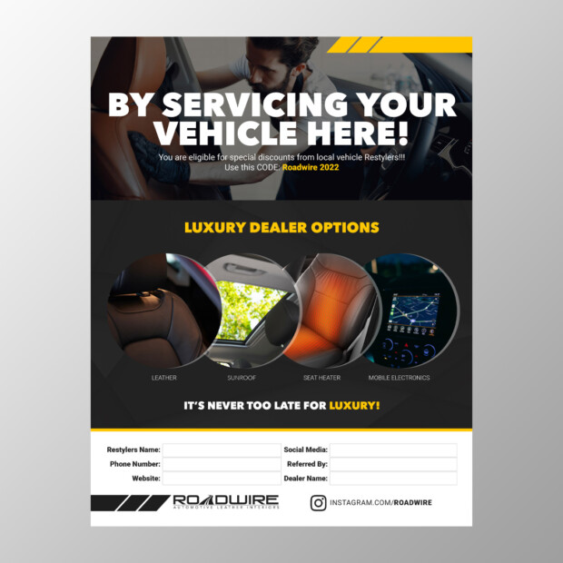 Sell Sheet Design 03 - Product Option